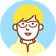 男性のイラストのアイコン