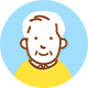 男性のイラストのアイコン