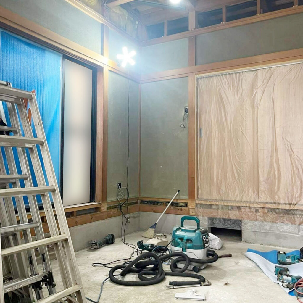 床を解体しました。