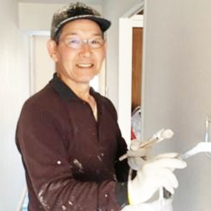 赤窄塗装