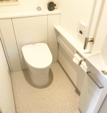 千葉市美浜区　グランパティオス公園東の街　Ｋ様　トイレリフォーム事例