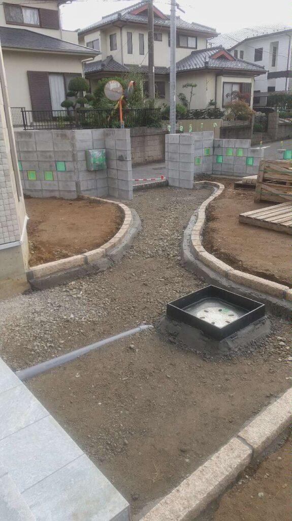 通路を作っていきます。