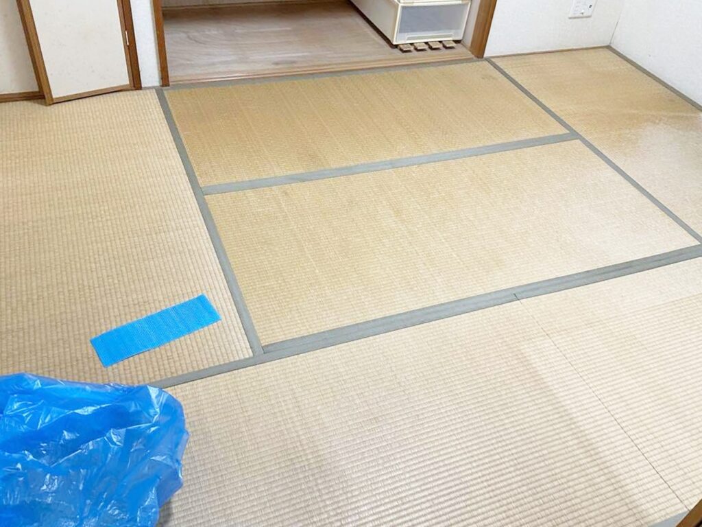 畳をﾌﾛｰﾘﾝｸﾞに張り替えます。