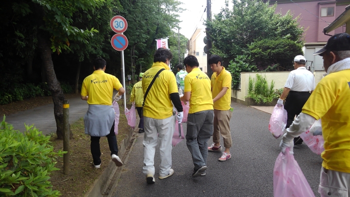 習志野市ゴミゼロ運動　参加しました