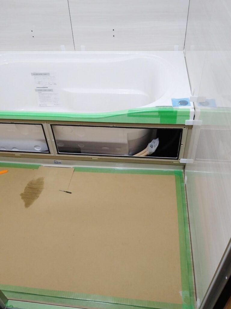 新規ﾕﾆｯﾄﾊﾞｽ取付。