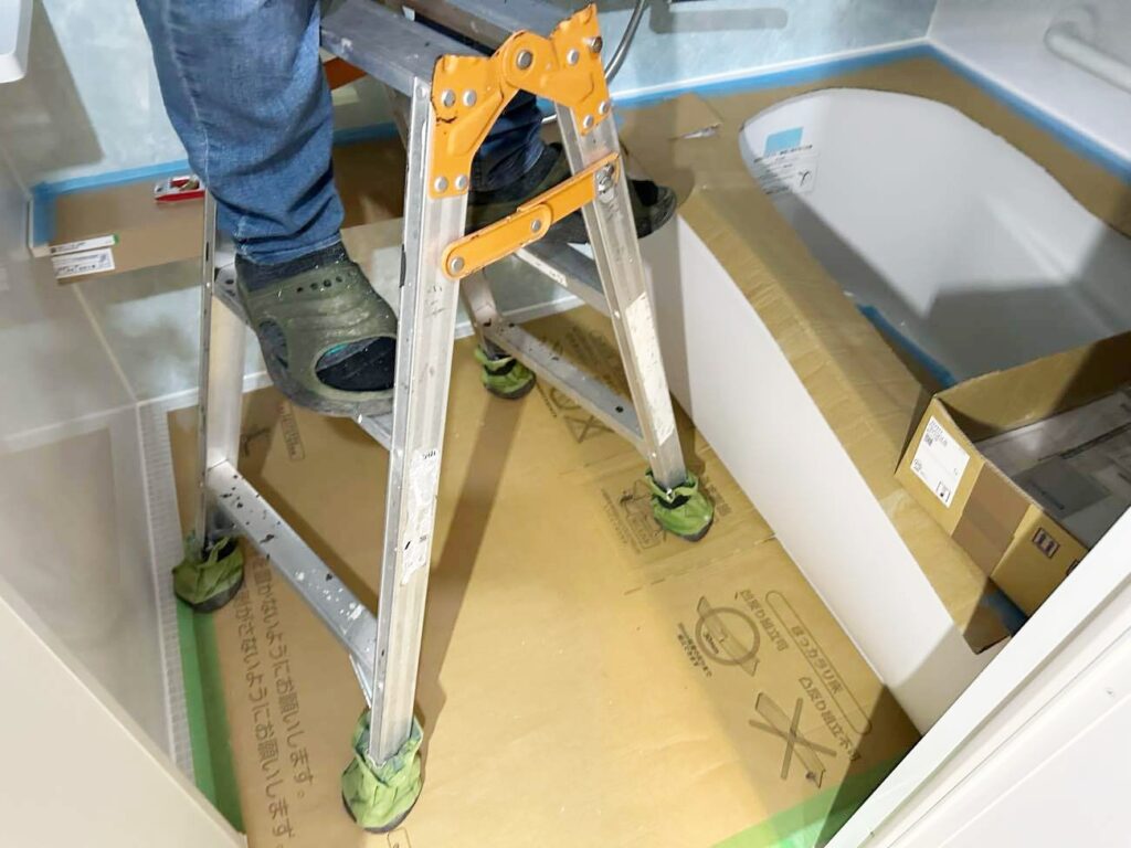 新規ﾕﾆｯﾄﾊﾞｽ組み立て。