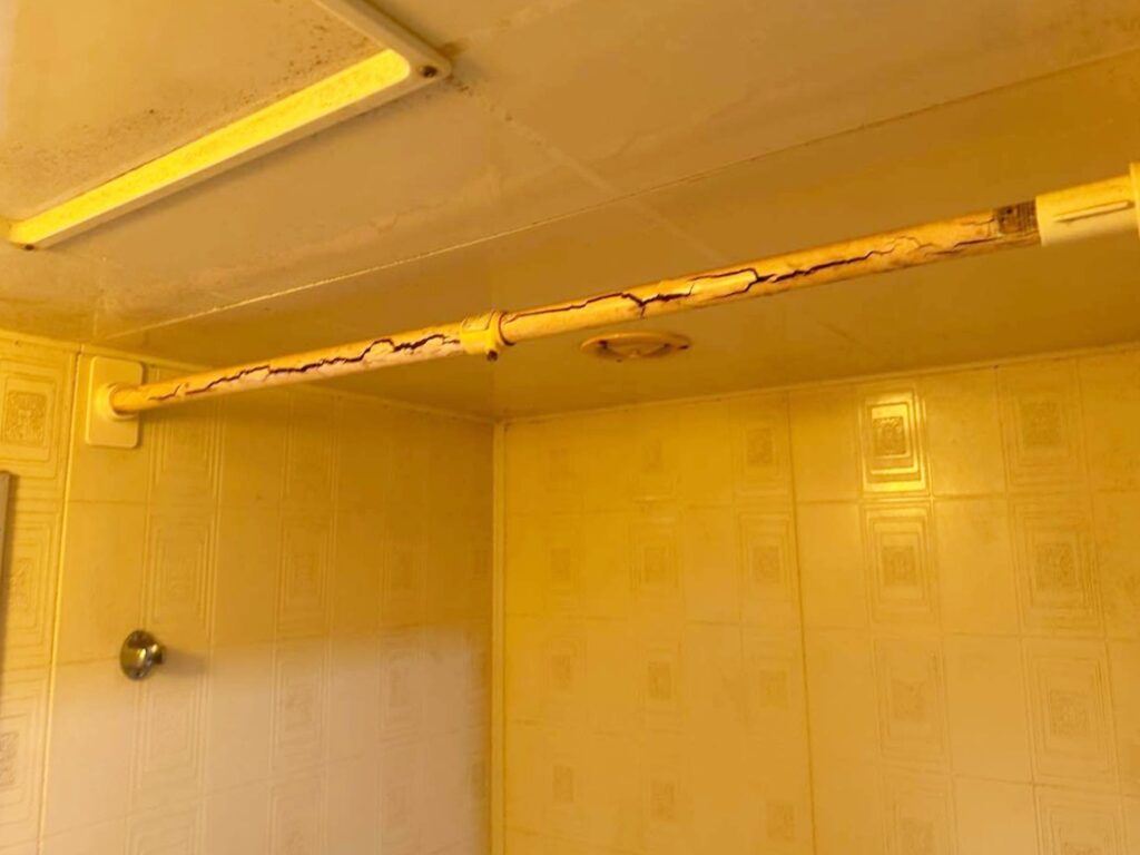 ﾗﾝﾄﾞﾘｰﾊﾟｲﾌﾟは塗装が剥げてしまっていました。