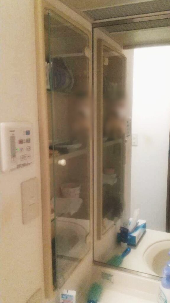 壁面収納がありましたが、収納量は多くはありませんでした。