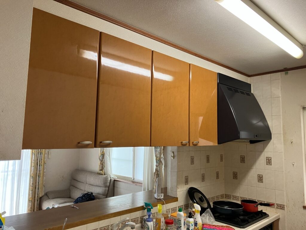 吊戸棚はあまり使用していませんでした。