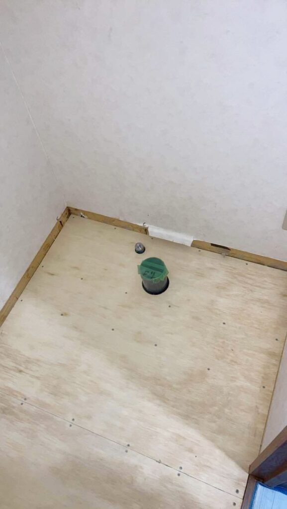 新規下地作成(便器側)