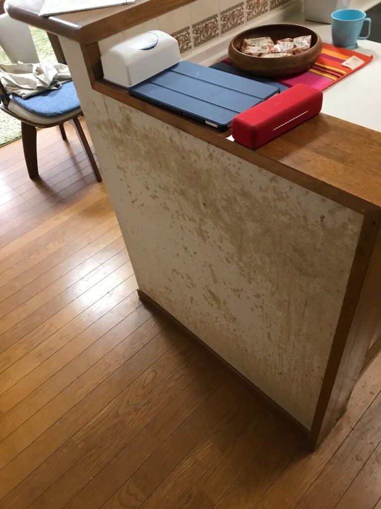 ｸﾛｽが汚れてしまっていました。