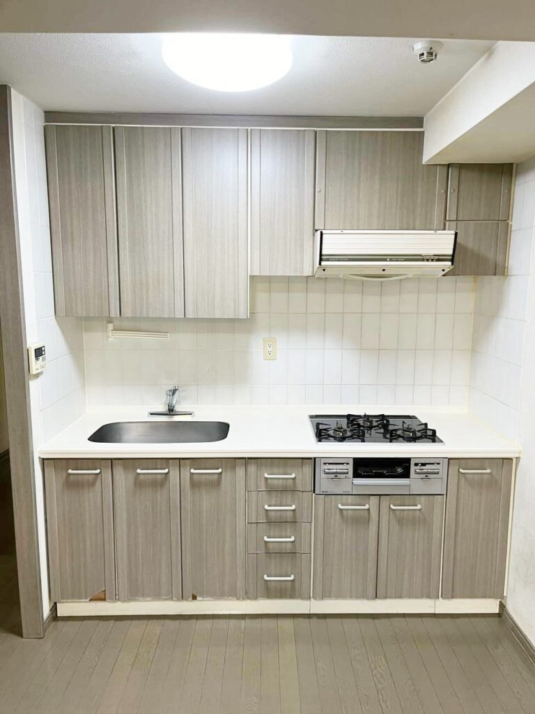 食器や家電などを置くｽﾍﾟｰｽがありませんでした。