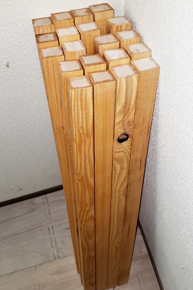 使用する木材。