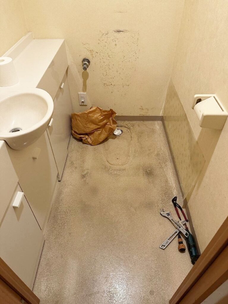 既存便器撤去